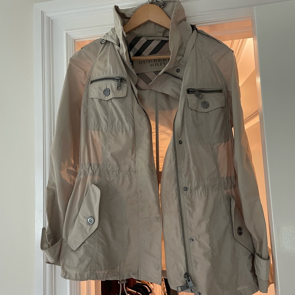 Burberry rain jacket